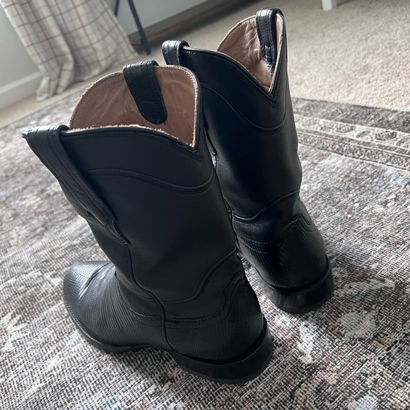 Tecovas - The Nash Lizard Boot in Midnight. Size 10 EUC worn a handful of times - Picture 3 of 8
